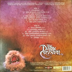 The Dark Crystal Soundtrack (Trevor Jones) - CD Back cover