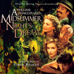 A Midsummer Night's Dream Soundtrack (Simon Boswell) - CD cover