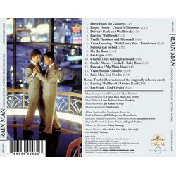 Rain Man Soundtrack (Hans Zimmer) - CD Back cover