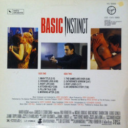 Basic Instinct Soundtrack (Jerry Goldsmith) - CD Trasero