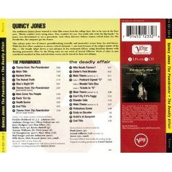 The Pawnbroker / The Deadly Affair Soundtrack (Quincy Jones) - CD Back cover