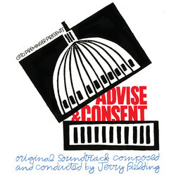 Advise and Consent Soundtrack (Jerry Fielding) - CD cover