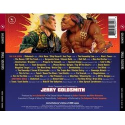 Small Soldiers Soundtrack (Jerry Goldsmith) - CD Back cover