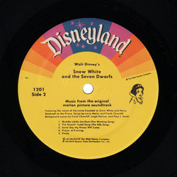 Snow White and the Seven Dwarfs Soundtrack (Adriana , Frank Churchill, Walt Disney Studio Chorus, The Dwarf Chorus, Leigh Harline, Paul J. Smith, Harry Stockwell) - cd-inlay