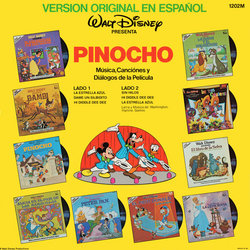 Pinocho Soundtrack (Various Artists, Leigh Harline, Paul J. Smith) - CD Back cover