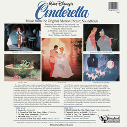 Cinderella Soundtrack (Stanley Andrews, Various Artists, Paul J. Smith, Oliver Wallace) - CD Trasero
