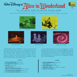 Alice in Wonderland Soundtrack (Various Artists, Oliver Wallace) - CD Back cover
