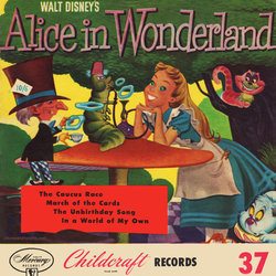 Alice in Wonderland Soundtrack (Various Artists, Richard Hayes, Roberta Quinlan, Oliver Wallace) - CD cover