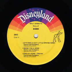 Bambi Bande Originale (Various Artists, Frank Churchill, Edward H. Plumb) - cd-inlay