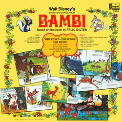 Bambi Soundtrack (Various Artists, Frank Churchill, Edward H. Plumb) - CD Back cover