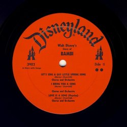 Bambi Soundtrack (Various Artists, Frank Churchill, Edward H. Plumb) - cd-inlay