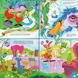 Alice In Wonderland Soundtrack (Various Artists, Darlene Gillespie, Oliver Wallace) - cd-inlay