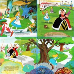 Alice In Wonderland Bande Originale (Various Artists, Darlene Gillespie, Oliver Wallace) - cd-inlay