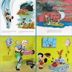 Pinocchio Bande Originale (Various Artists, Cliff Edwards, Leigh Harline, Paul J. Smith) - cd-inlay