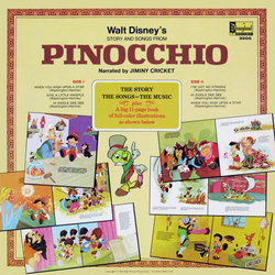 Pinocchio Soundtrack (Various Artists, Cliff Edwards, Leigh Harline, Paul J. Smith) - CD Trasero