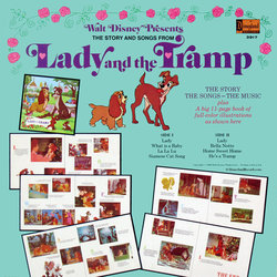 Lady and the Tramp Soundtrack (Various Artists, Ginny Tyler, Oliver Wallace) - CD Trasero