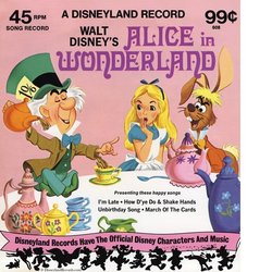 Alice in Wonderland Bande Originale (Oliver Wallace) - Pochettes de CD