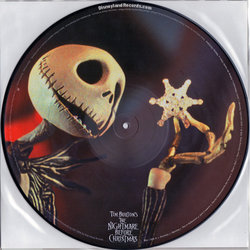 The Nightmare Before Christmas Soundtrack (Danny Elfman) - CD Achterzijde