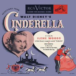 Cinderella Soundtrack (Stanley Andrews, Harold Mooney, Paul J. Smith, Oliver Wallace, Ilene Woods) - CD cover