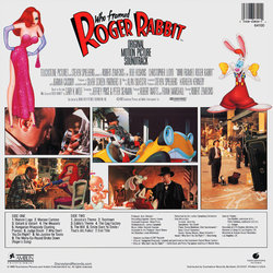 Who Framed Roger Rabbit Soundtrack (Mel Blanc, Toon Chorus, Charles Fleischer, Amy Irving, Alan Silvestri) - CD Back cover