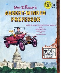 The Absent Minded Professor Soundtrack (George Bruns, Frank Milano, The Sandpipers) - CD cover
