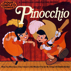 Pinocchio Soundtrack (Walter Catlett, Cliff Edwards, Leigh Harline, Dickie Jones, Paul J. Smith) - CD cover