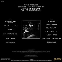 Nighthawks Soundtrack (Keith Emerson) - CD Back cover