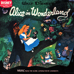 Alice in Wonderland Soundtrack (Various Artists,  Camarata, Darlene Gillespie, Oliver Wallace) - CD cover