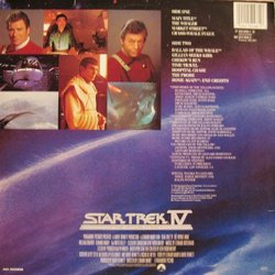 Star Trek IV: The Voyage Home Soundtrack (Leonard Rosenman) - CD Back cover