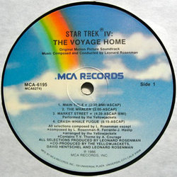 Star Trek IV: The Voyage Home Soundtrack (Leonard Rosenman) - cd-cartula