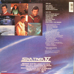 Star Trek IV: The Voyage Home Soundtrack (Leonard Rosenman) - CD Back cover