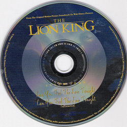 The Lion King: Can You Feel the Love Tonight Bande Originale (Kevin Bateson, Allister Brimble, Patrick J. Collins, Matt Furniss, Elton John, Frank Klepacki, Dwight K. Okahara, Hans Zimmer) - cd-inlay