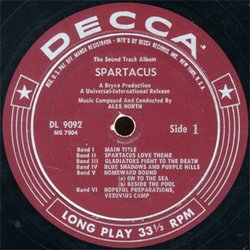 Spartacus Soundtrack (Alex North) - cd-cartula