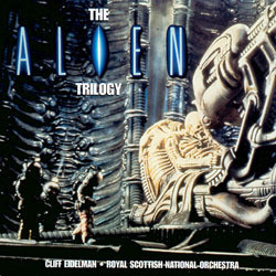The Alien Trilogy Soundtrack (Elliot Goldenthal, Jerry Goldsmith, James Horner) - CD cover