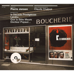 Le Boucher / La Dcade Prodigieuse / Landru / L'Oeil du Malin / Que la Bte Meure / Docteur Popaul / Juste avant la Nuit Soundtrack (Pierre Jansen) - CD cover