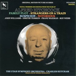 Music from Alfred Hitchcock Films Soundtrack (Dimitri Tiomkin, Franz Waxman, Roy Webb, John Williams) - CD cover