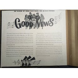 Good News Soundtrack (Lennie Hayton, Conrad Salinger) - CD Back cover
