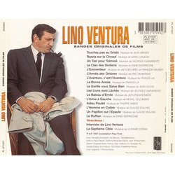 Lino Ventura: Bandes Originales de Films Soundtrack (Various Artists) - CD Back cover