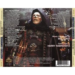 Masters of the Universe Soundtrack (Bill Conti) - CD Back cover