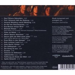 Der Untergang Soundtrack (Stephan Zacharias) - CD Back cover