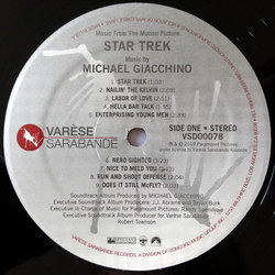 Star Trek Soundtrack (Michael Giacchino) - cd-inlay