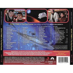 Star Trek V: The Final Frontier Soundtrack (Jerry Goldsmith) - CD Back cover