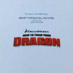 How to Train Your Dragon Soundtrack (Stephen Barton, John Powell) - CD cover