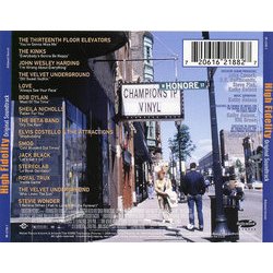 High Fidelity Soundtrack (Various Artists, Howard Shore) - CD Back cover