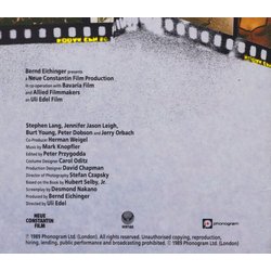 Last Exit to Brooklyn Soundtrack (Various Artists, Mark Knopfler) - CD Back cover