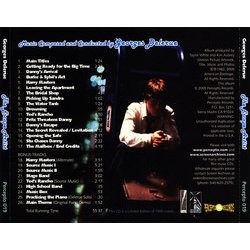 The Escape Artist Soundtrack (Georges Delerue) - CD Back cover