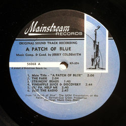 A Patch of Blue Soundtrack (Jerry Goldsmith) - cd-inlay