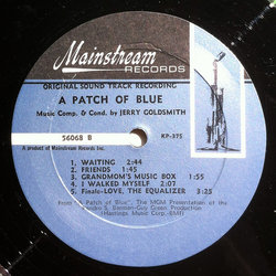 A Patch of Blue Soundtrack (Jerry Goldsmith) - cd-cartula