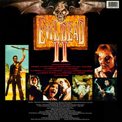 Evil Dead II Soundtrack (Joseph LoDuca) - CD Back cover