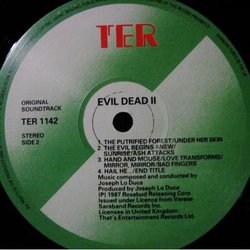 Evil Dead II Soundtrack (Joseph LoDuca) - cd-inlay